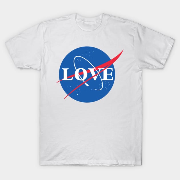 LOVE  - NASA T-Shirt by ally1021